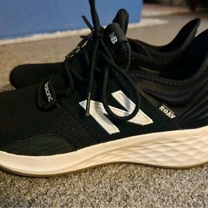 New Balance Black and White Athletic Shoes